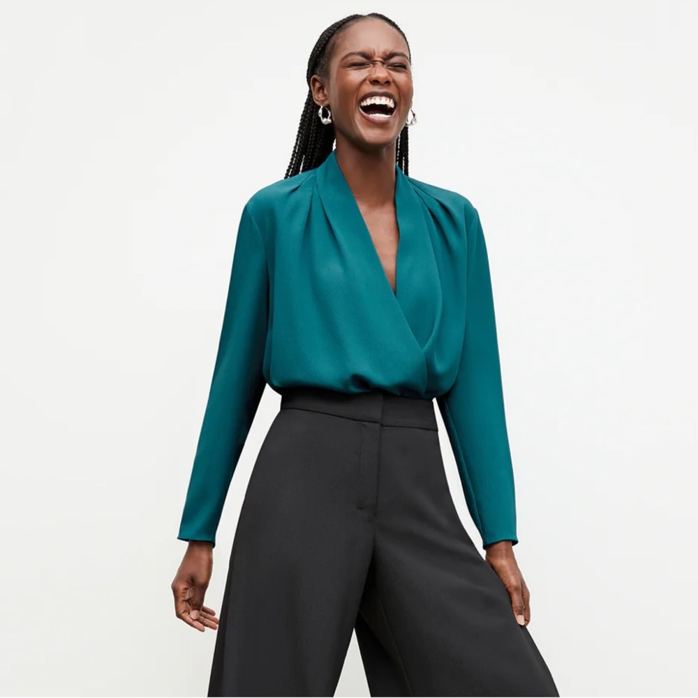 MM Lafleur Teal Blouse